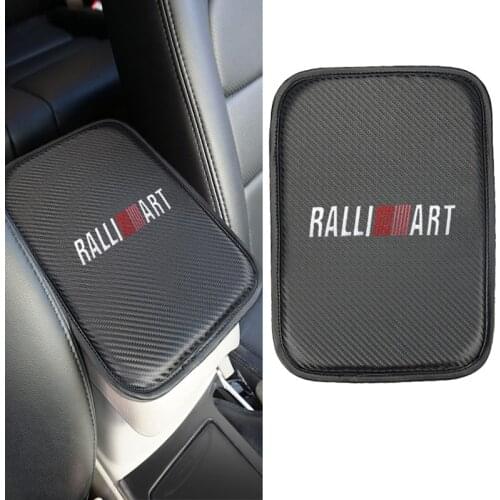 1PCS Center Console Armrest Pad Cover for Mitsubishi Ralliart Lancer Auto Accessories Car-Styling