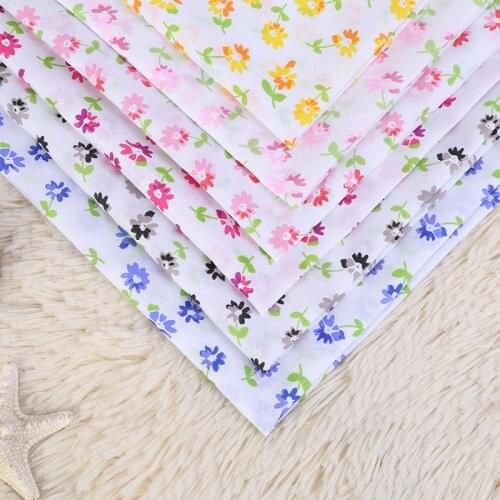 100*150cm Multicolor Floral Printed Fabric Beauty Material for DIY Sewing Patchwork Breathable Clothing Fabric By Meter