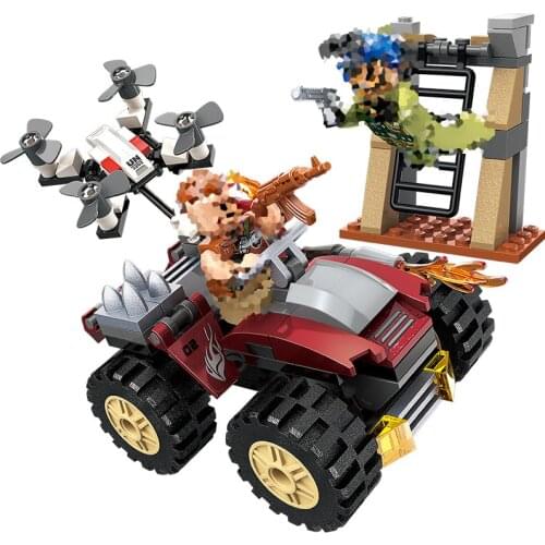 170Pcs Combat Aircraft Model Construction Educational Building Blocks Toys For Boys DIY Birthday Gift Small Bricks Sluban 0683