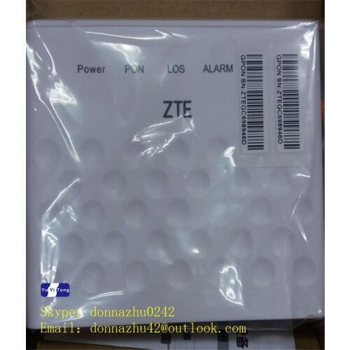 5pcs Original zte zxa10 ftth or ftto ont gpon onu with 1ge f643 ethernet port, English version