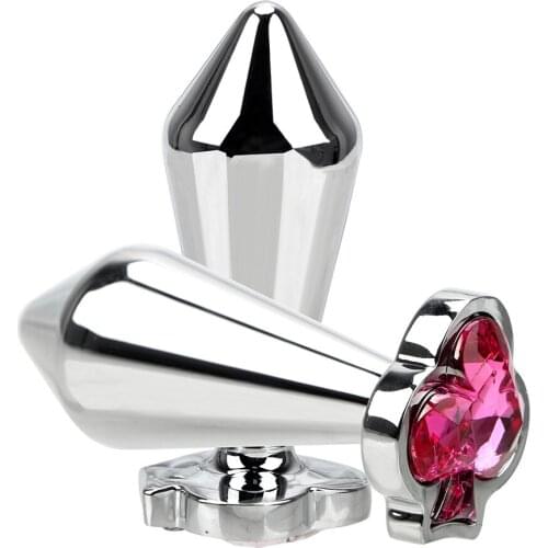 Metal Anal Plug Plum Flower Shape Butt Stimulation Butt Plug Prostate Massager Adult Products Anal Toys Sex Toys For Woman Men