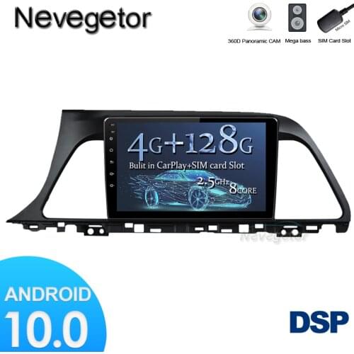 Android10.0 For Hyundai sonata 9 2014 15 16 2017 Car Radio Multimedia Video Player GPS Navigation NO DVD 2 Din DSP 4G