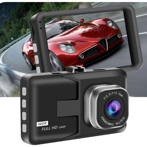 Car DVR Camera Dashcam Full 1080P HD 3 Inch Cycle Recording Dash Cam Driving Recorder Parking Monitor Video Recorder