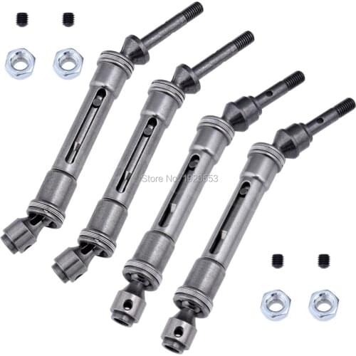 CVD Steel Front Rear Drive Shaft Assembly Heavy Duty Parts For Traxxas 1/10 Slash 4x4 Stampede VXL 2WD 6851R 6851X 6852R 6852X