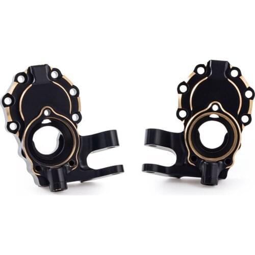 For TRX-4 RC Car DIY Modification Upgrade Parts 2pcs/set Brass Front Axle Steering Cup Replacement Steering Knuckles