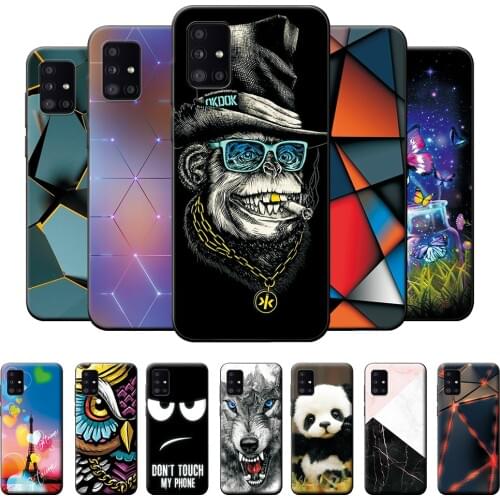 For Samsung A51 Case 4G Galaxy A51 5G Back Cover Soft Silicone 6.5"For Samsung Galaxy A51 SM-A515F A515 Case Marble Phone Case