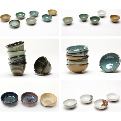 Guopin Creative Coffee Travel Mug Tea Cup Colorful Porcelain Teacups Chinese Kung Fu Cup Drinkware Big Capacity Japanese Style