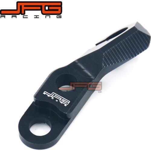 Motorcycle CNC Black Engine Clutch Cable Line Clamp Bracket For YAMAHA YZF450 YZ450F 2010 2011 2012 2013 2010-2013