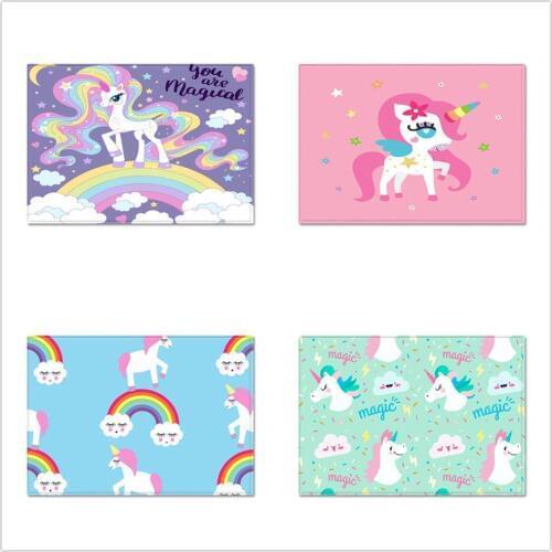 Cartoon Child Unicorn 3D Carpets For Living Room Bedroom Area Rugs Soft flannel Kids Room antiskid crawl Floor Mat/Rug wholesale