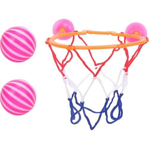 New Sucker Basketball Hoop Set Bath Toy Interactive Educational Bath Shooting Toy Interesting Indoor Sport Tool Kit For Children
