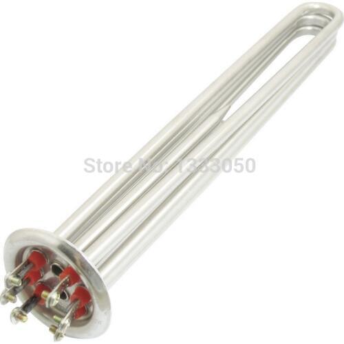 Free Shipping AC 380V 9000W Watts Stainless Steel Water Boil Tubular Heating Heater