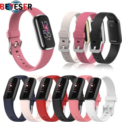 2021 New Silicone Band For Fitbit Luxe Soft Sports Watch Wrist Strap Loop For Fitbit Luxe Bracelet Replacement Watchband
