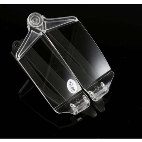 New mens and womens folding reading glasses portable frameless integrated lens glasses box