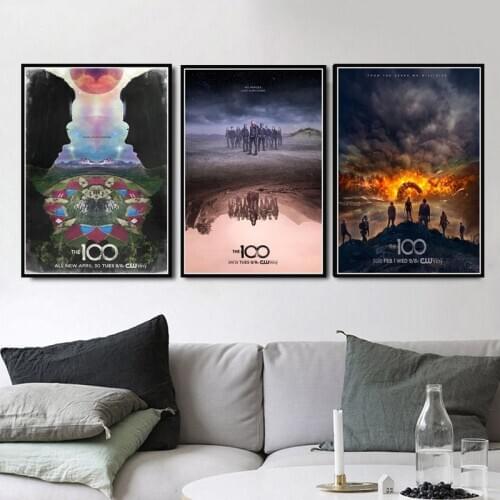 Canvas Poster Prints Hot The 100 New Season TV Series Show Movie Modern Painting Art Wall Pictures Living Room quadro cuadros
