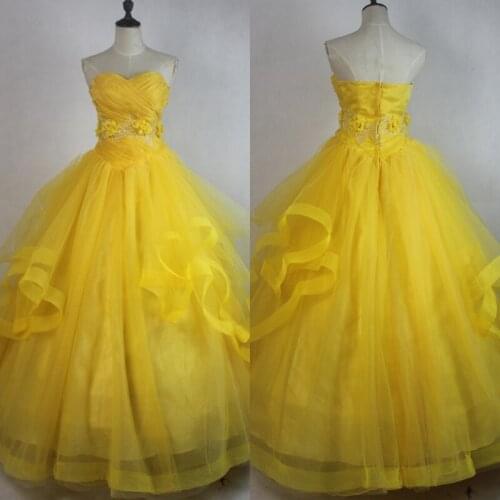 Girl And Beast Belle Evening Party Princess Dress Fantasy Halloween Carnival Ball Gown Adult Women Cosplay Costume