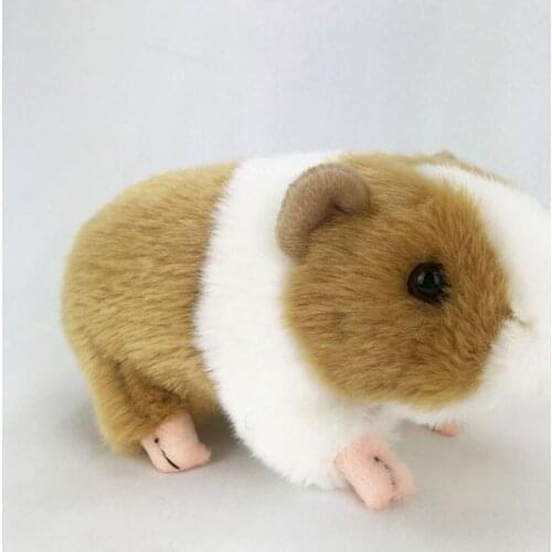 Simulation Plush Little Hamster Sleeping Pillows Soft Stuffed Animals Sofa Decor Cartoon Plush Toys for Children Kids Gift