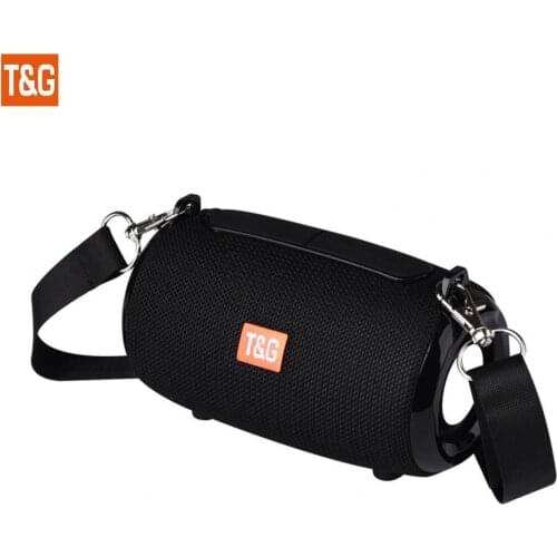 TG533 Mini Portable Waterproof DurableColumn Wireless Bluetooth Speaker FM Radio Loudspeaker for Outdoor