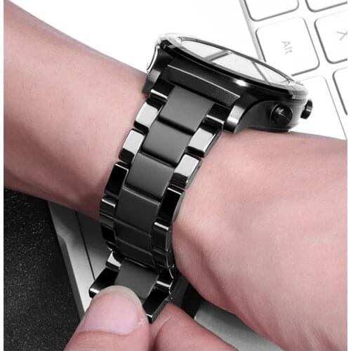 Ceramic band for Huawei watch GT 2 strap Samsung Gear S3 Frontier band S 3 GT2 46 22 mm 22mm bracelet Galaxy watch 46mm band