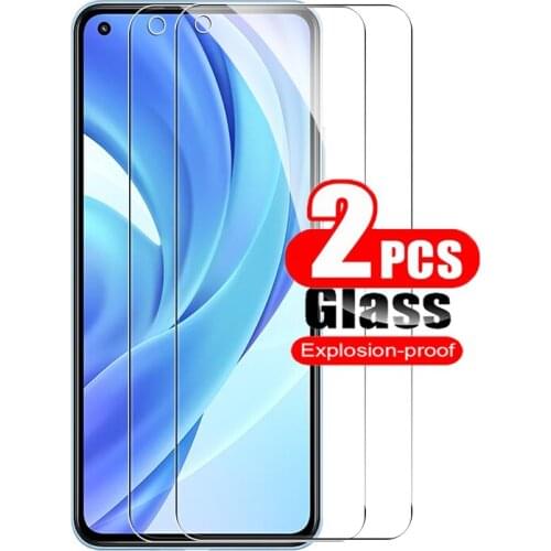 2Pcs screen protect tempered glass for xiaomi mi 11 lite protective film for xiaomi xiomi mi 10t pro xioamei11 light soft glass