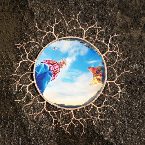 Light Luxury Mirror Wall Hanging Living Room Decorative Mirror Bathroom Mirror Bathroom Mirror Wall Porch Wash Ones Hands Vanit