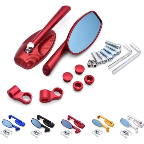 For Honda CRF1000L AFRICA TWIN CB F1000 600F F600 R600F Universal 10mm Motorcycle Rearview Mirror CNC moto Billet Side Mirrors