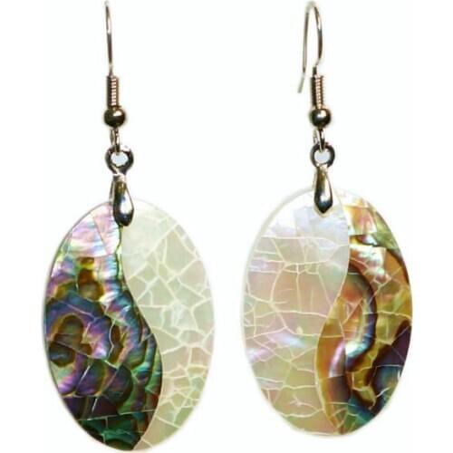 Abalone shell earrings ladies fashion jewelry shell