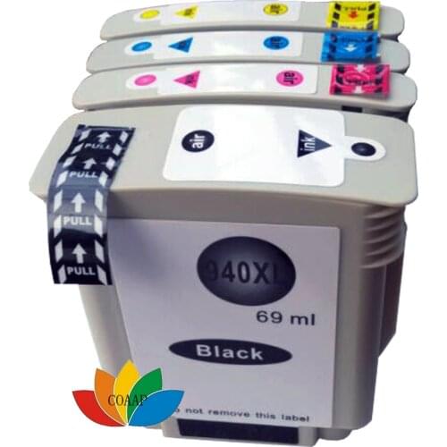 1 set of inkjet cartridges compatible for HP 940 940XL officejet 8000 8500 8500A printer, free shipping