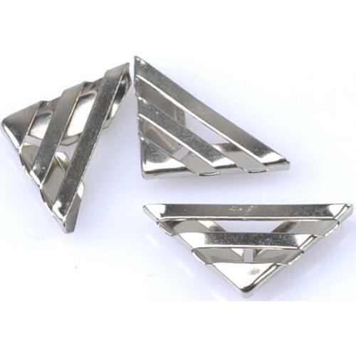 40Pcs silver Metal Book Corner Trilateral Albums Menus Folders Box Corner Protectors For Decor Gold Decoration 16x16x1.8mmCP1581
