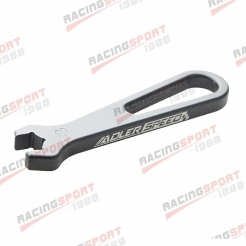 3AN AN-3 AN3 (12.94mm) Single Ended Wrench Spanner Aluminum Black