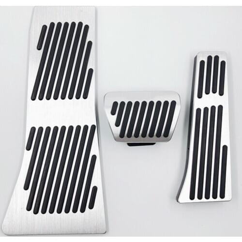 Car Accessories AT Accelerator Brake Foot Rest Pedal Pads For BMW X5 X6 Series E70 E71 E72 F15 with logo