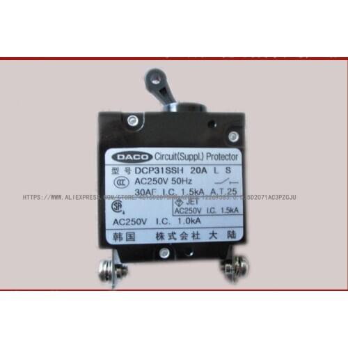 DCP31SSH 20A BREAKER CIRCUIT FITS EG5000CX GENERATOR ORIGINAL