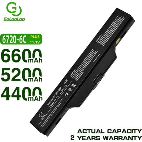 Golooloo battery for COMPAQ 610 510 511 615 for HP 550 Business Notebook HSTNN-IB51 6720s 6730s 6735s 6830s 6820s HSTNN-IB62