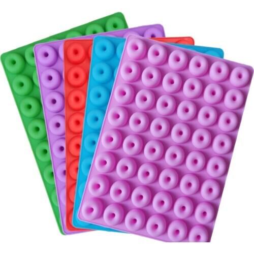 Mini Donut Silicone Mold Bakeware Dessert Silicone Mold Chocolate Biscuit Cake Molds Donut Baking Pan Ice Molds LX9131