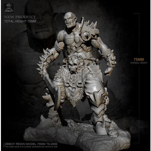 75mm Resin model kits DIY toy self-assembled TD-2506