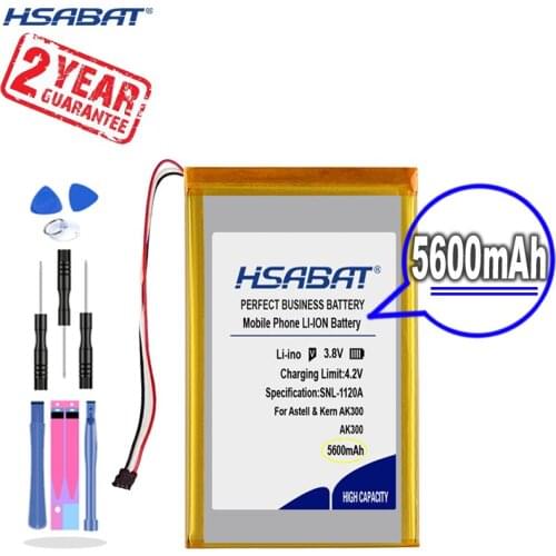 New Arrival [ HSABAT ] 5000mAh PR-754680N Replacement Battery for IRIVER Astell & Kern AK300 AK320 AK380 Player