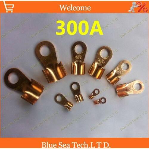 O- type 12.2MM OT-300A Copper Blade terminal,300A battery terminal for car E-bike etc.Large Current earth terminal