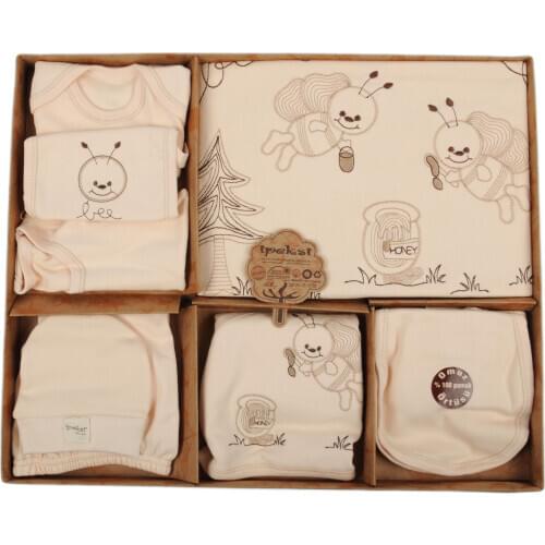 2021 winter Autumn Unisex silky Organic 11 Piece Baby New Born The Zibin Set Male Girl Organic Gift Clothes suit