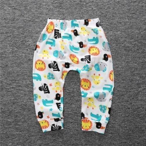 Autumn Baby Boy Pants 100% Cotton Newborn Panties Baby Girls Clothes Toddler Trouser 0-24Month Casual Infant Harem Pant Leggings