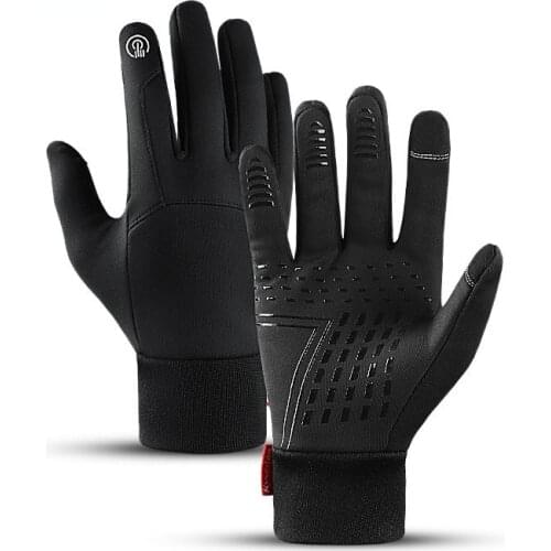 Autumn Winter Men Women Gloves Touch Screen Waterproof Windproof Gloves Outdoor Sports Warm Thermal Fleece Running Ski Gloves