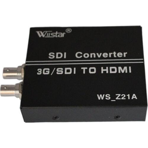 Wiistar High Quality SDI to SDI HDMI Converter Support 1080P 3G/HD SDI to HDMI Video Converter for Monitor Audio Video