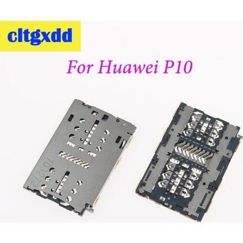 Cltgxdd Sim Card Slot Tray Holder Socket Reader Repair For Huawei P10 Sim Card Holder Connector