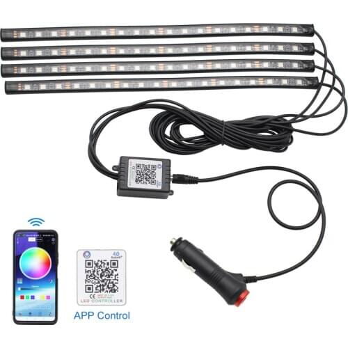 Led RGB car lights, wireless ambient lights, telephone application control, desk lamps, decorative USB lights and cigarettes