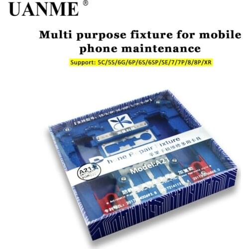 UANME Multi Mobile Phone Repair Board PCB Holder For iPhone XR 8 8plus 7 6 6s Plus 5S For A7 A8 A9 A10 Logic Board Chip Fixture