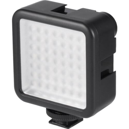 High Quality Long Life 5.5W 800lm 6000K Mini Portable 49 LED Video Light Lamp Photographic Photo Lighting for Camera Photography