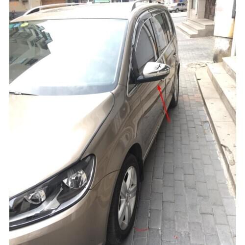 For Volkswagen Golf 6 2009-2013 High-quality ABS Chrome rearview mirror decoration cover anti-rub protection car accessories