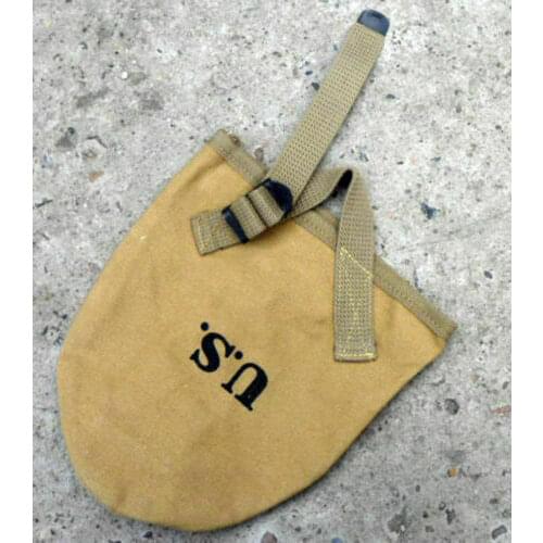WW2 WWII Us Army Soldier M1910 T-Handle Shovel Cover WORLD WAR II SOLDIER MILITARY WAR REENACTMENTS EQUIPMENT