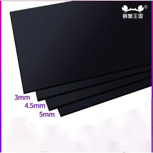 5pcs Black board PVC foam board building sand table model making handmade DIY materials 200*300mm