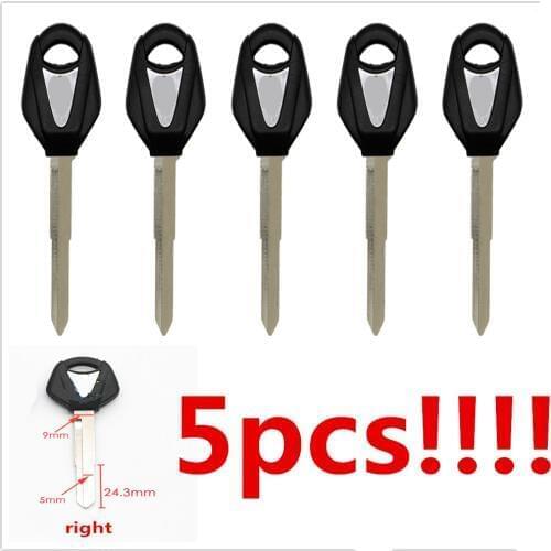 5PCS Motorcycle Uncut Blade Blank Key Embryo For YAMAHA YZF XJR 1300 FJR 1300 MT-09 MT-07 XJ6 TMax FZ6 FZ8 R3 R1 R6 MT 09 07