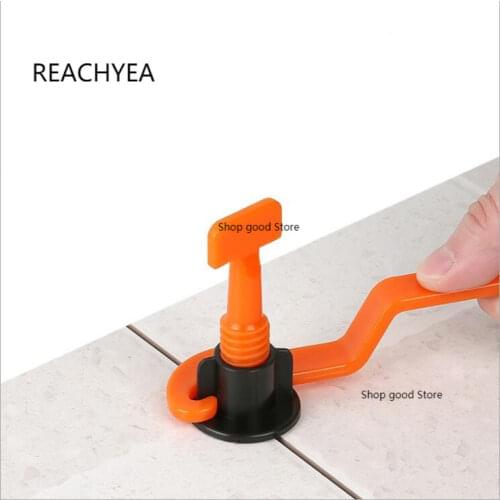 50pcs/set Level Wedges Tile Spacers For Flooring Wall Tile Spacer Carrelage Tile Leveling System Leveler Locator Spacers Plier