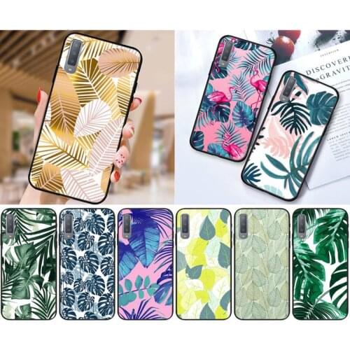 Zororong Watercolor leaves Phone Case For Samsung Galaxy S10 20 Note10 20 A30 50 70 71 Plus Ultra